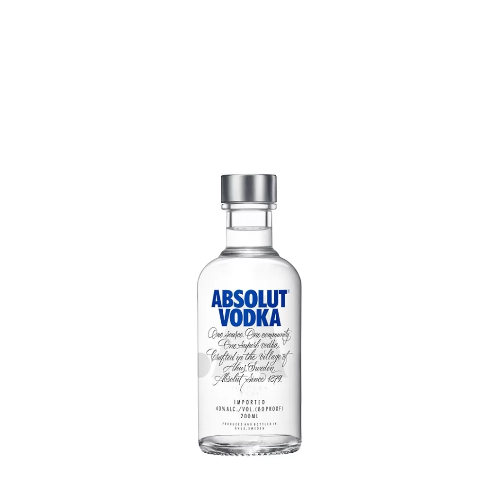 Vodka Absolut Azul 200ml.